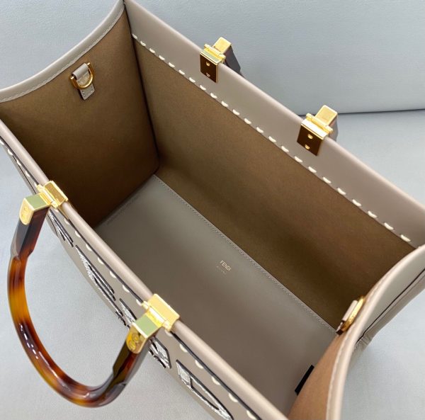Fendi Sunshine Latest Shopper Tote Bag - Image 3