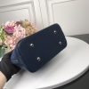 Louis Vuitton Alma BB EPI Handbag Navy Blue - Image 3