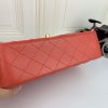 Chanel Classic Double Flap 25 Shoulder Bag Light Red - Image 4