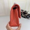 Chanel Classic Double Flap 25 Shoulder Bag Light Red - Image 3