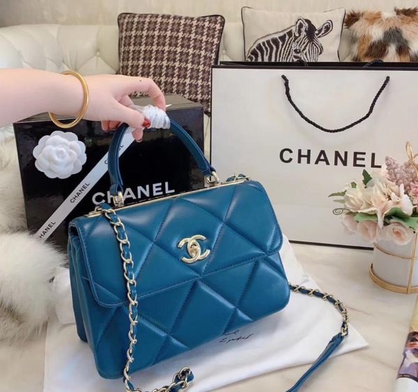 Chanel Flap Bags with Top Handle - 5 Colors - Image 4