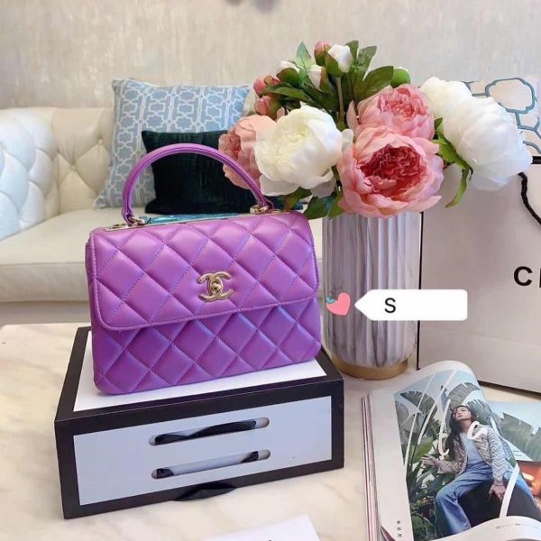 Chanel Flap Bags with Top Handle - 5 Colors - Image 6
