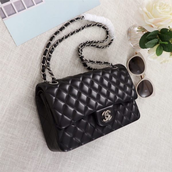 Chanel Classic Double Flap 25 Shoulder Bag Black - Image 3