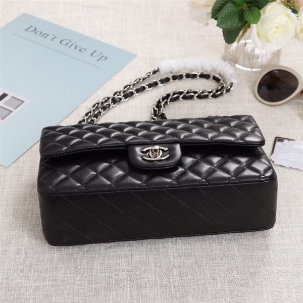 Chanel Classic Double Flap 25 Shoulder Bag Black - Image 4