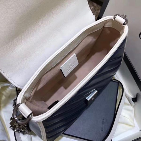 Gucci GG Marmont Matelassé Shoulder Bag With Borders - Image 4