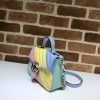 Gucci GG Marmont Pastel Rainbow Top Handle Bag - Image 3