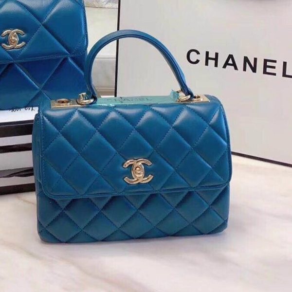 Chanel Flap Bags with Top Handle - 5 Colors - Image 8