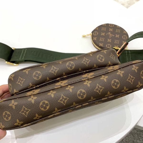 Louis Vuitton Multi Pochette Accessoires Monogram Bag Khaki - Image 4