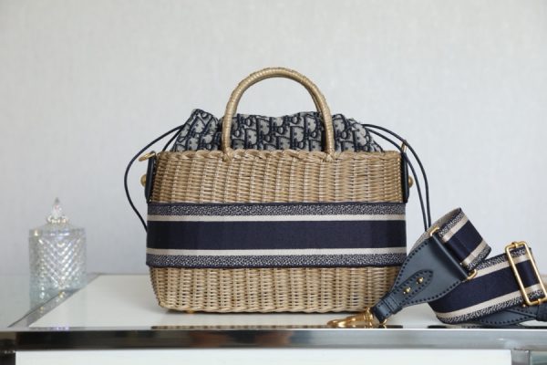 Dior Wicker Basket Bag - Image 2